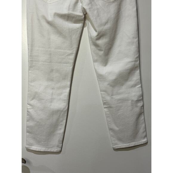 J. Crew 10" Vintage Straight White Jeans Size 30 NWT Stretchy Fitted Thru Hip - Picture 10 of 11